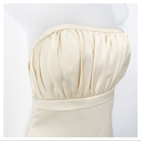 Forever Yours Strapless A Line Mid Length Dress 10 - Picture 3 of 11